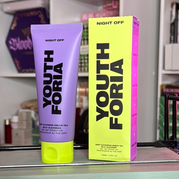 youthforia Other - Youthforia $32msrp Night Off Deep Cleansing Green Tea Jelly Cleanser